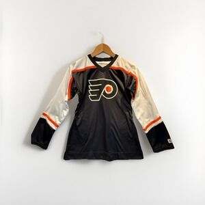 Vintage Philadelphia Flyers Jersey CCM Black Women's Medium-hockey
